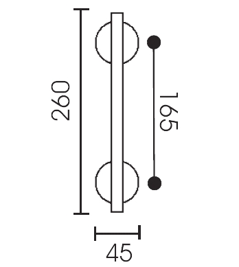 Asas para portas - ALUM�NIO
